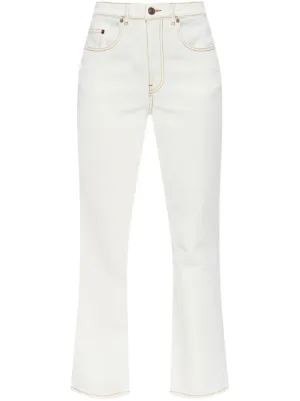 デニム・ジーパン TORY BURCH WHITE DENIM JEANS デニム・ジーパン TORY BURCH WHITE DENIM JEANS High-Rise