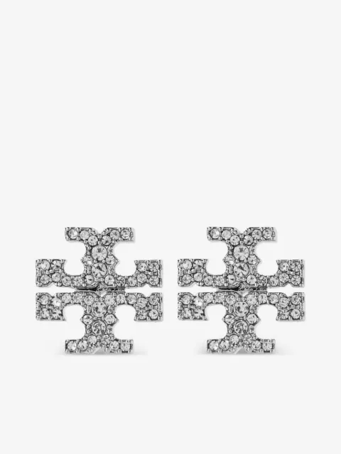 Tory Burch Icon pavé stud earrings