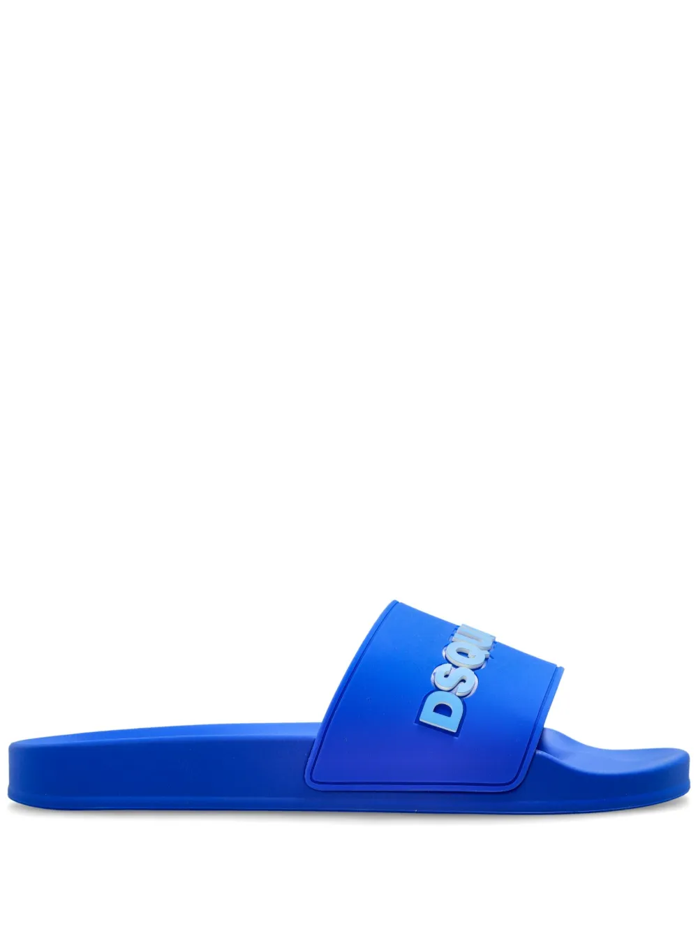 DSQUARED2 Slippers met logo-reliëf Blauw