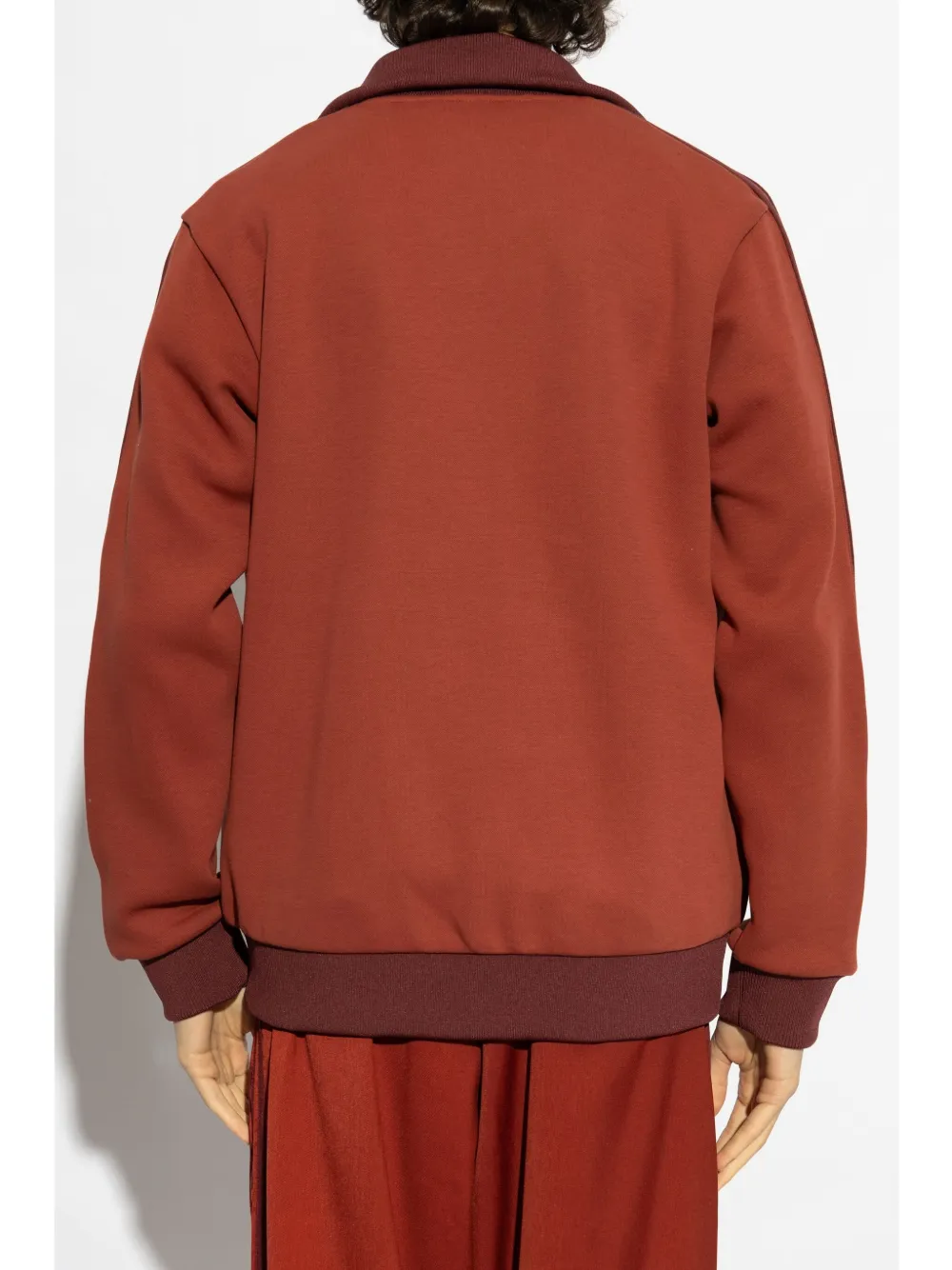 adidas Sweater met logoplakkaat Rood