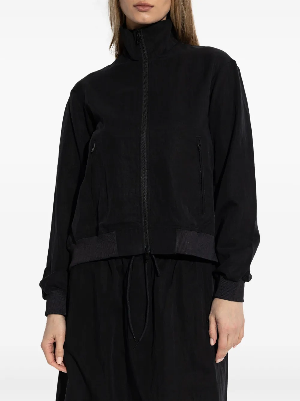 Y-3 Adidas Tracktop Jacket In Schwarz