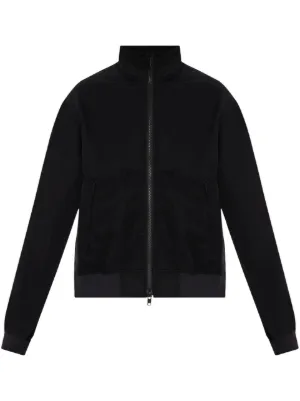 ジャケット・アウター 2006fw Y-3 high neck line track jacket Y-3 Mesh 3-Striped Track Jacket - Black - Due West