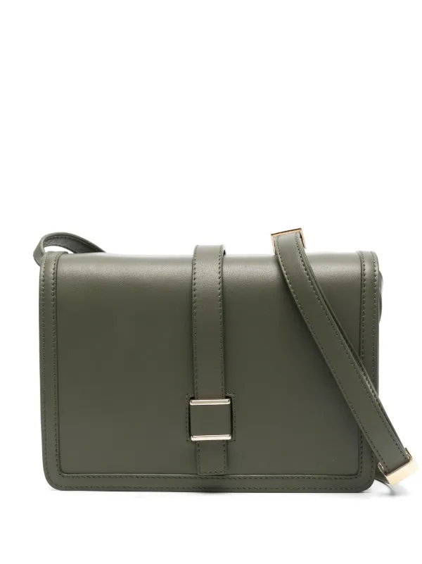 A.P.C. レザー ショルダーバッグ | グリーン | FARFETCH JP