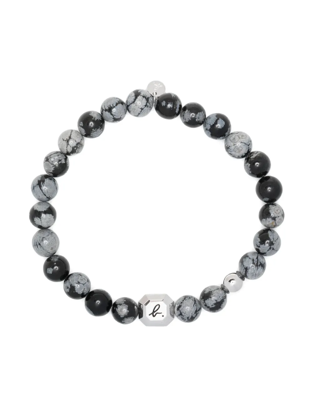 agnès b.  snowflake-stone bracelet | Black | Image 1