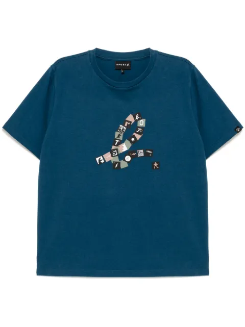 SPORT b. by agnès b.  t-shirt à logos carrés