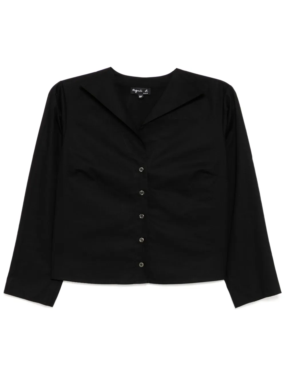 agnès b.  camisa con botones | negro | Image 1