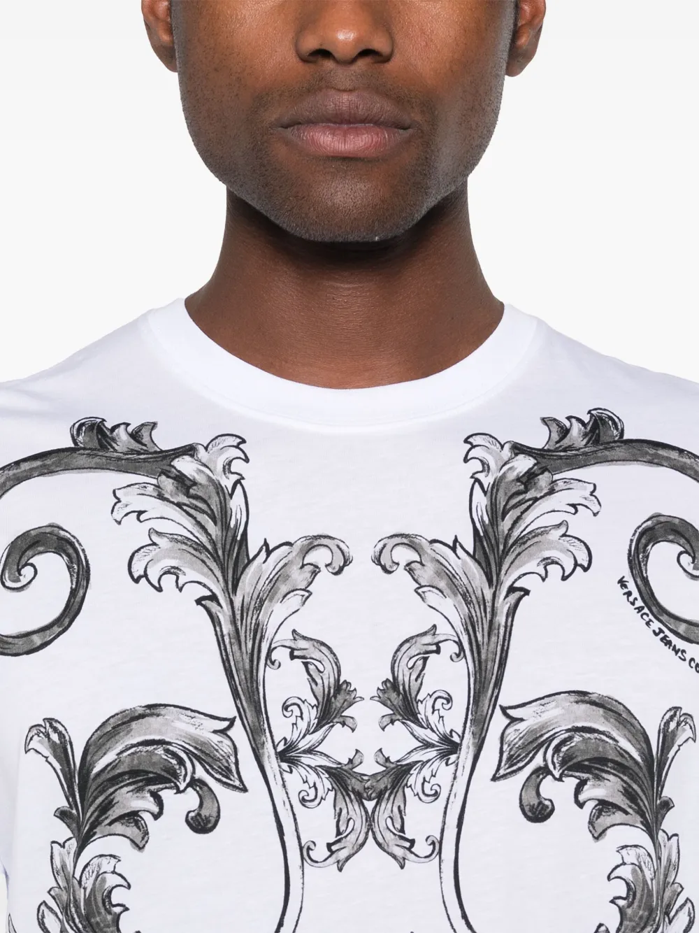 VERSACE JEANS COUTURE OUTLINE BAROCCO T-SHIRT 