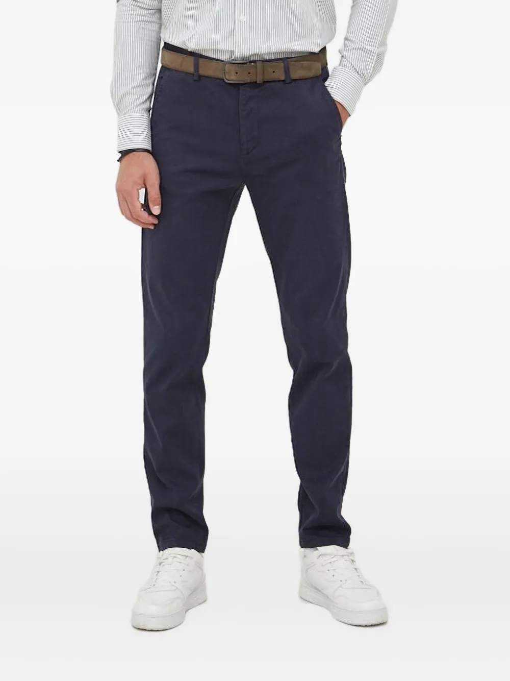 North Sails embroidered-logo trousers Blauw