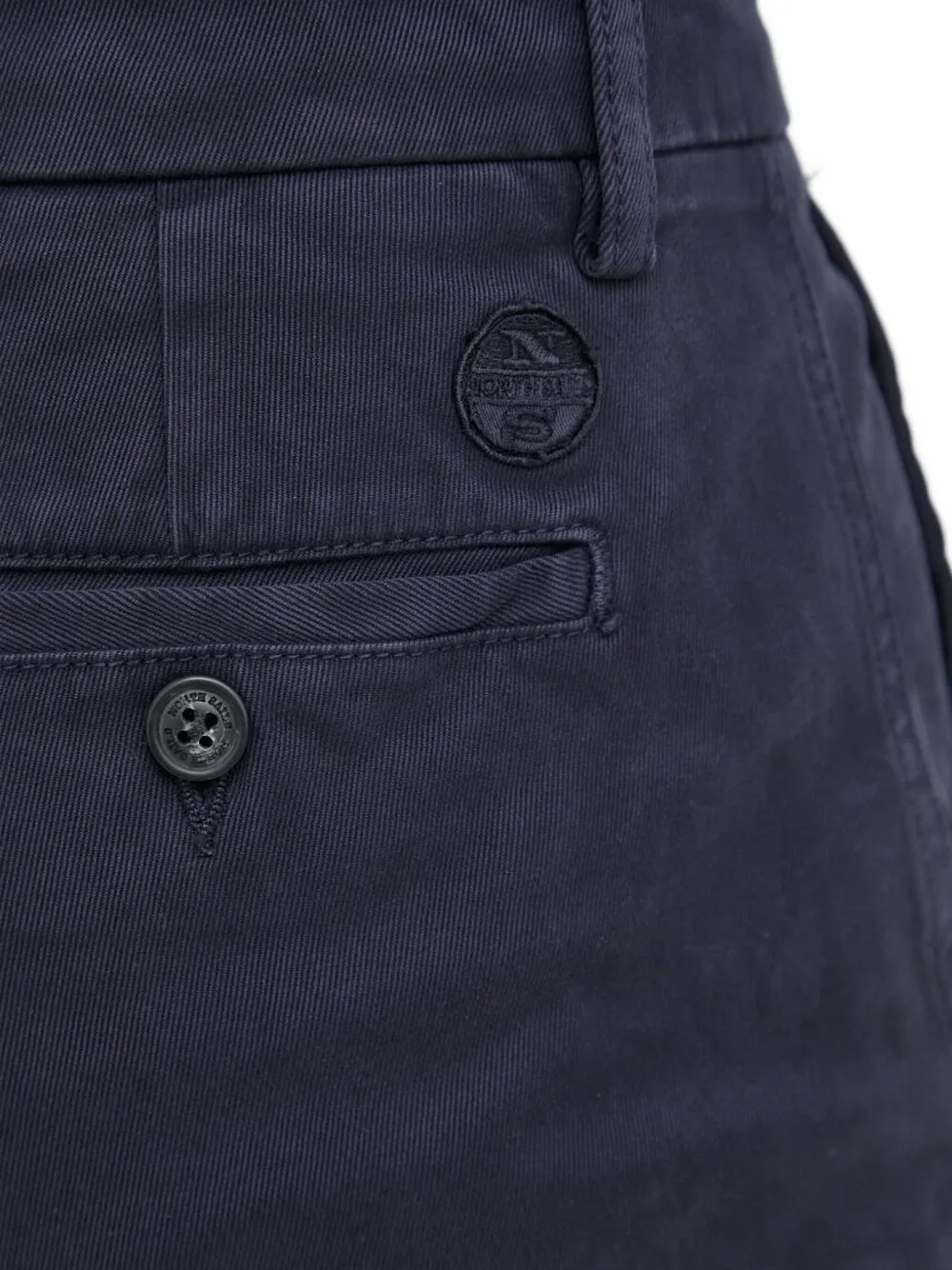 North Sails Broek met geborduurd logo Blauw