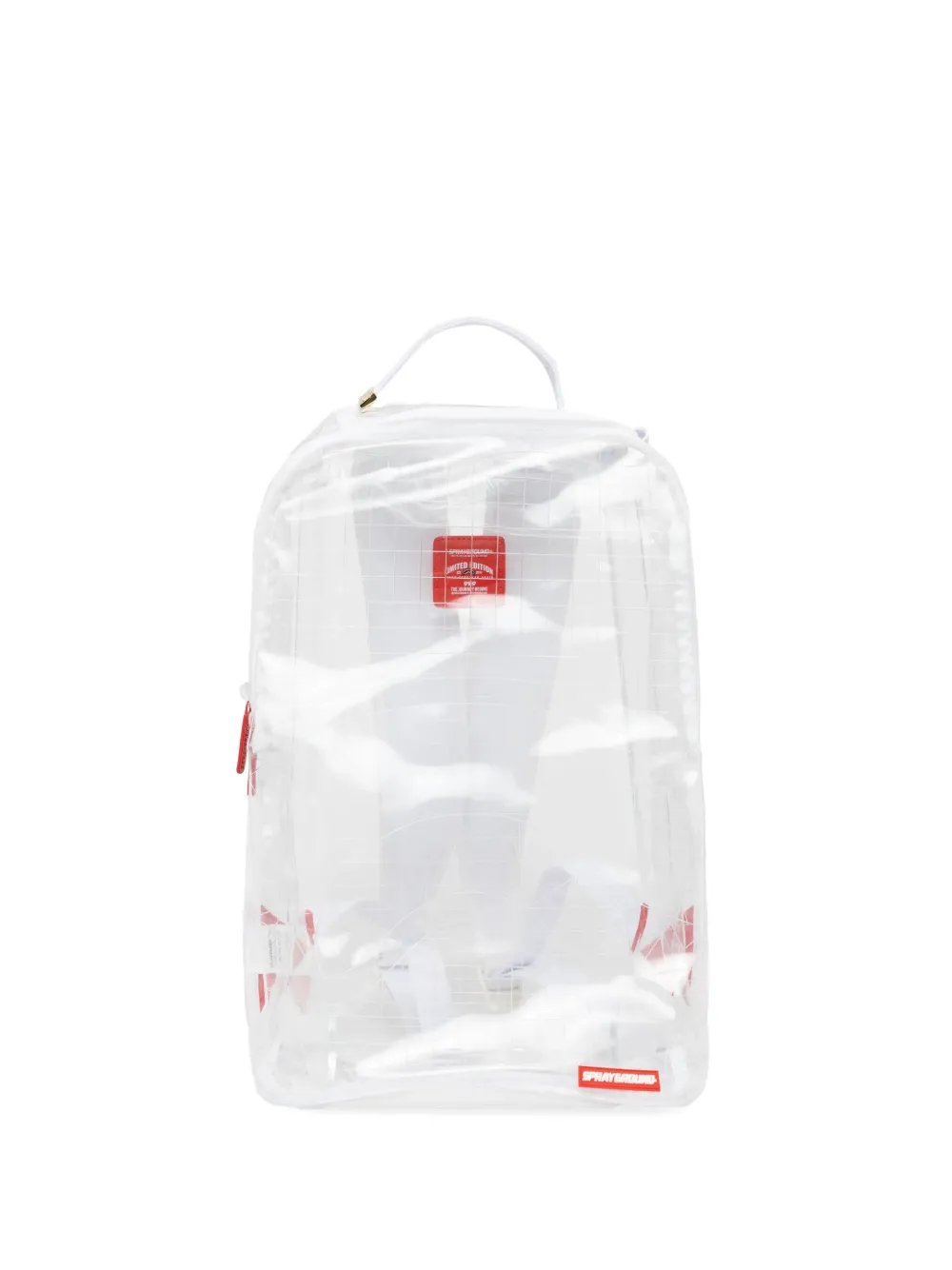Sprayground Clear Shark No Back DLXV backpack | White | Image 1