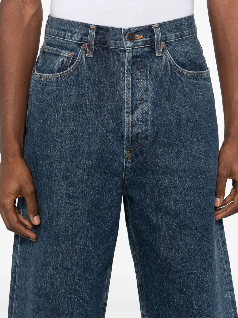 AGOLDE Beesley shorts Blauw