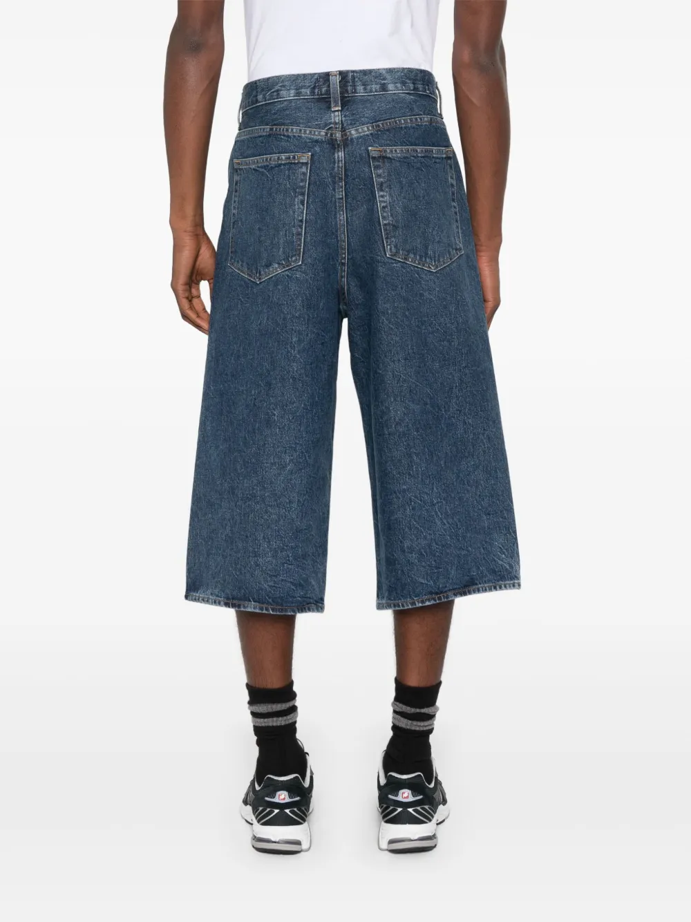 AGOLDE Beesley shorts Blauw