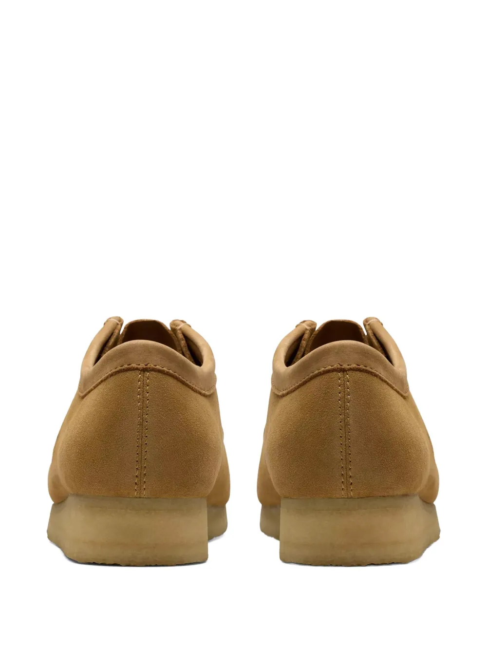 Clarks Wallabee suède derby schoenen Bruin