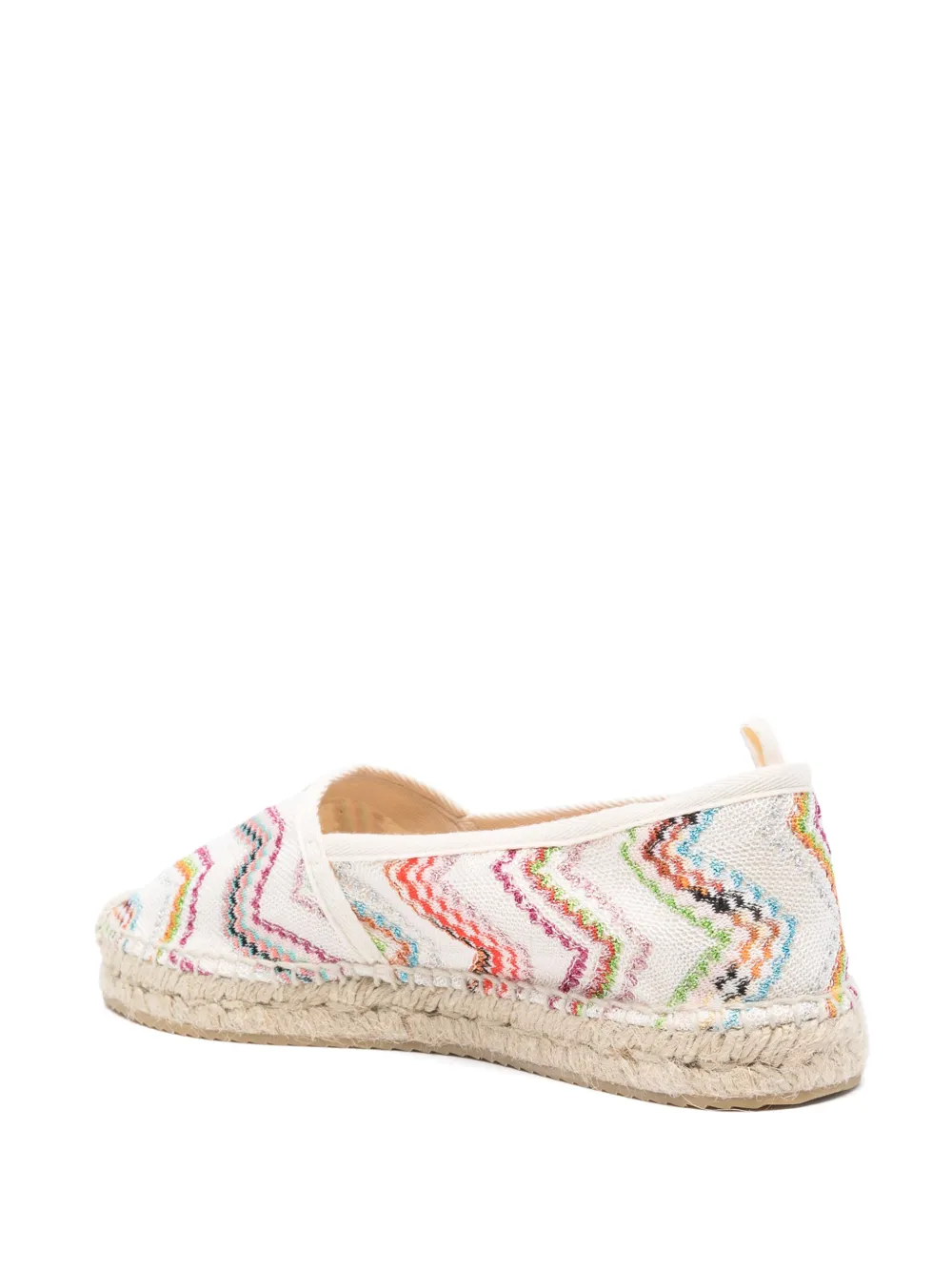 Missoni Espadrilles met zigzag-patroon Beige