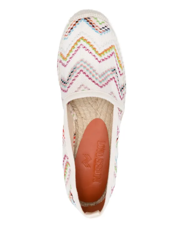 Missoni Zigzag Espadrilles | Neutrals | FARFETCH GR