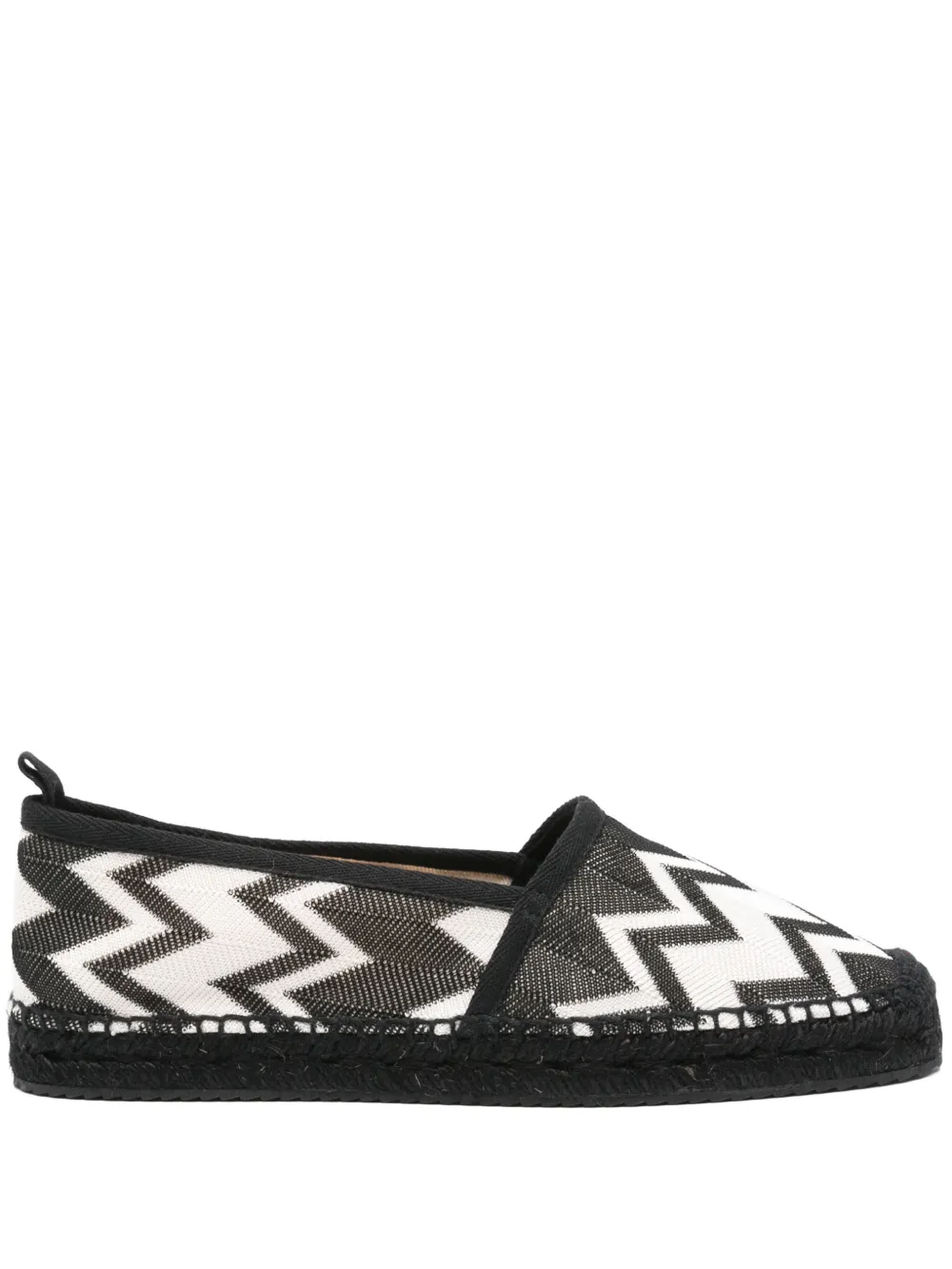 Missoni Zigzag espadrilles Zwart