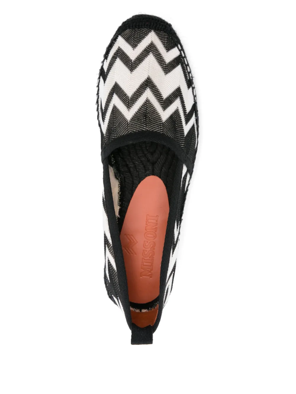 Missoni Zigzag espadrilles Zwart