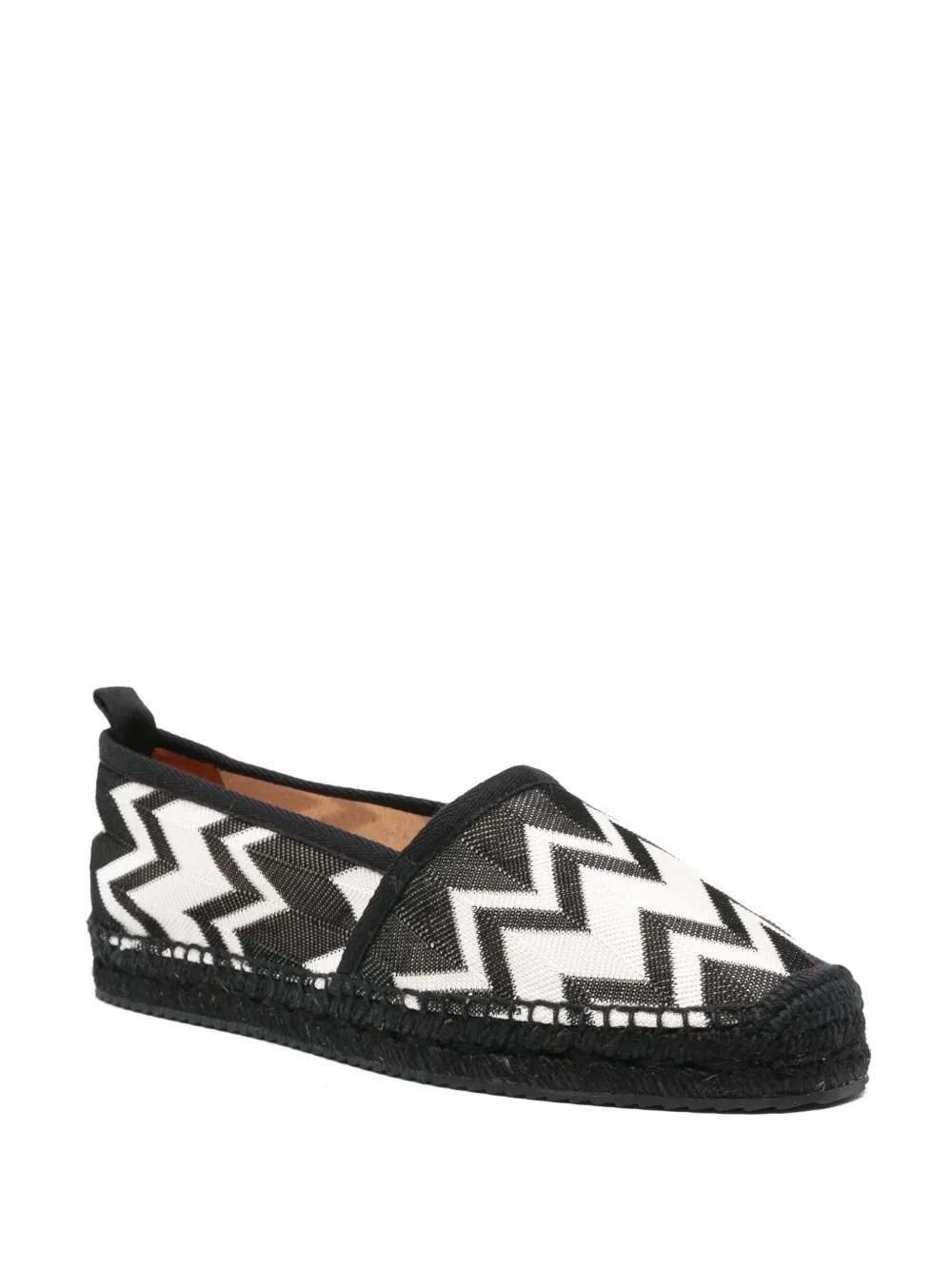 Missoni Zigzag espadrilles - Zwart