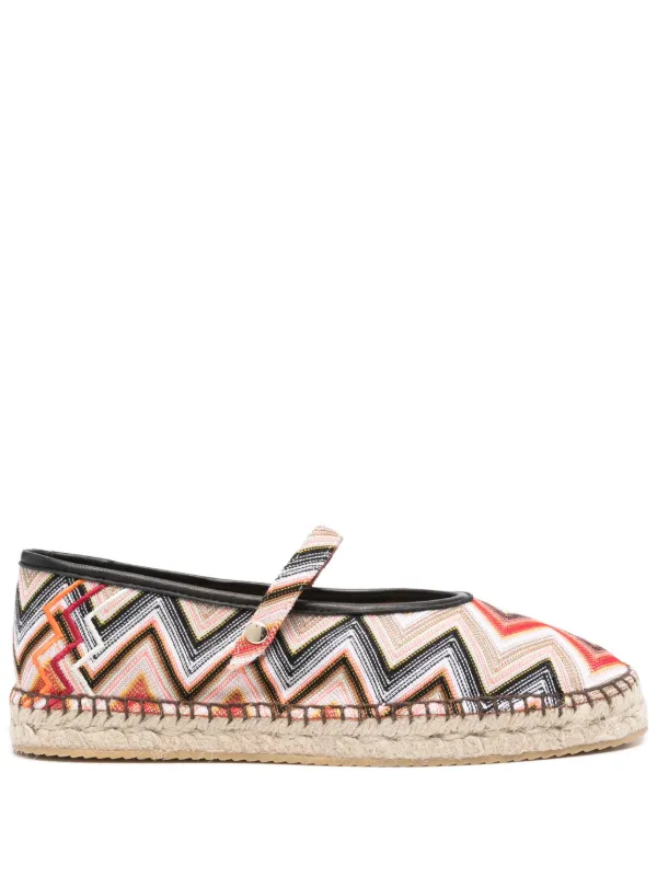 Missoni Zigzag Espadrilles in Neutrals
