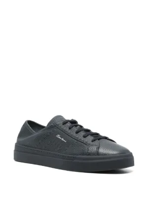 スニーカー SANTONI Men Sneakers MBGT21779NEOR XWHN01 Black Santoni Sneaker Grey Black Leather | italist