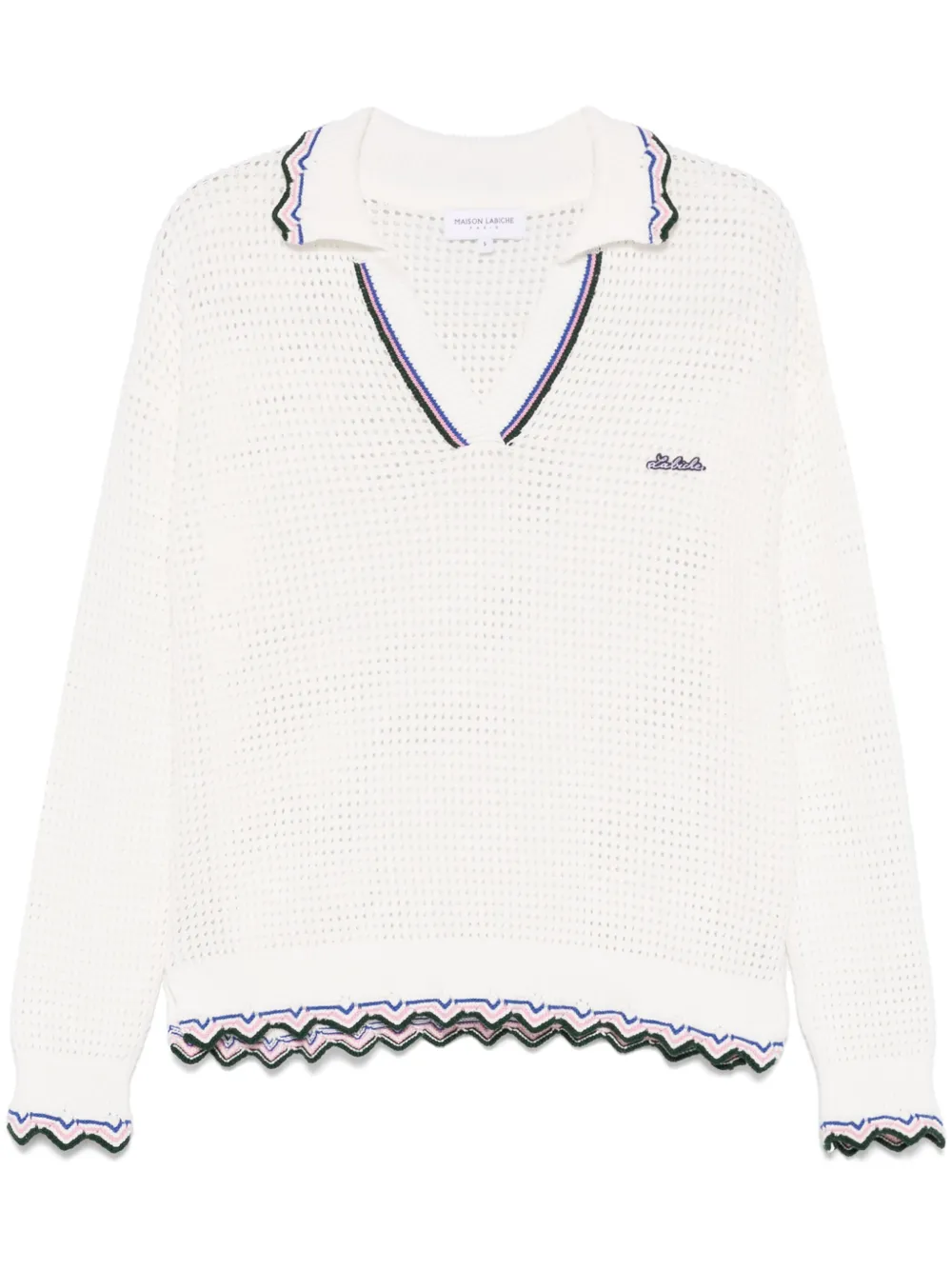 open-knit sweater