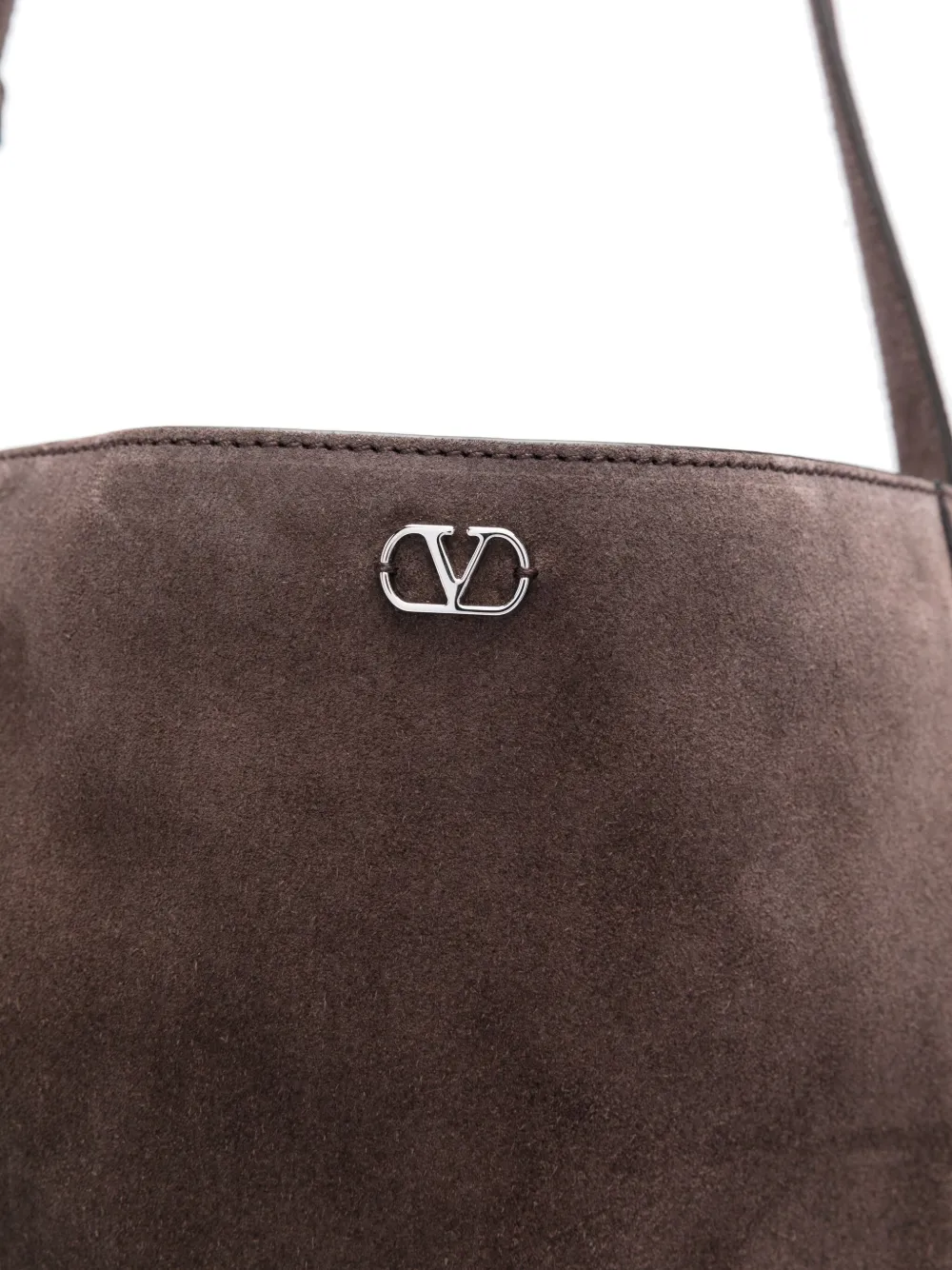 Valentino Garavani Crossbodytas met franje detail Bruin