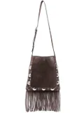 Valentino Garavani fringe-detailed cross body bag - Brown