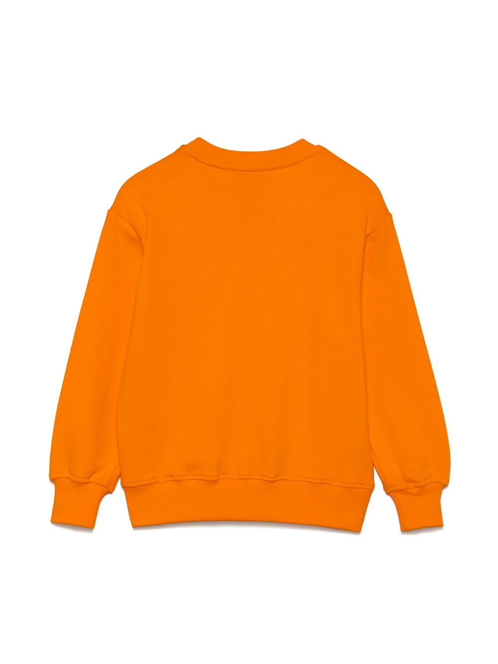 MSGM Kids Sweater met logoprint - Oranje