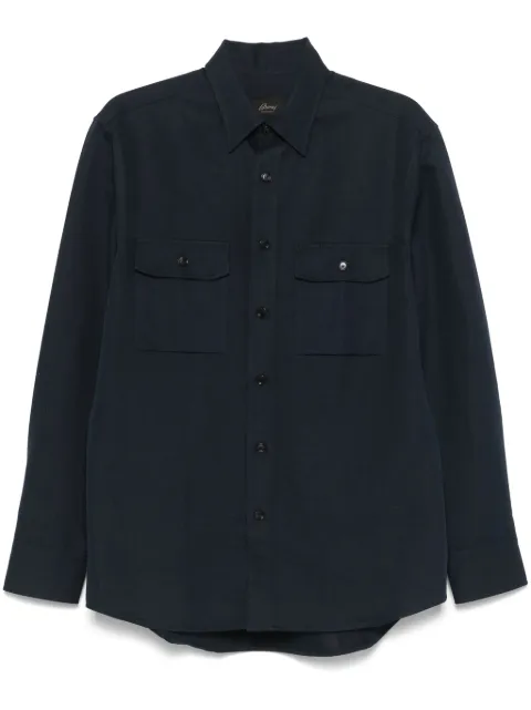 Brioni camisa con cuello