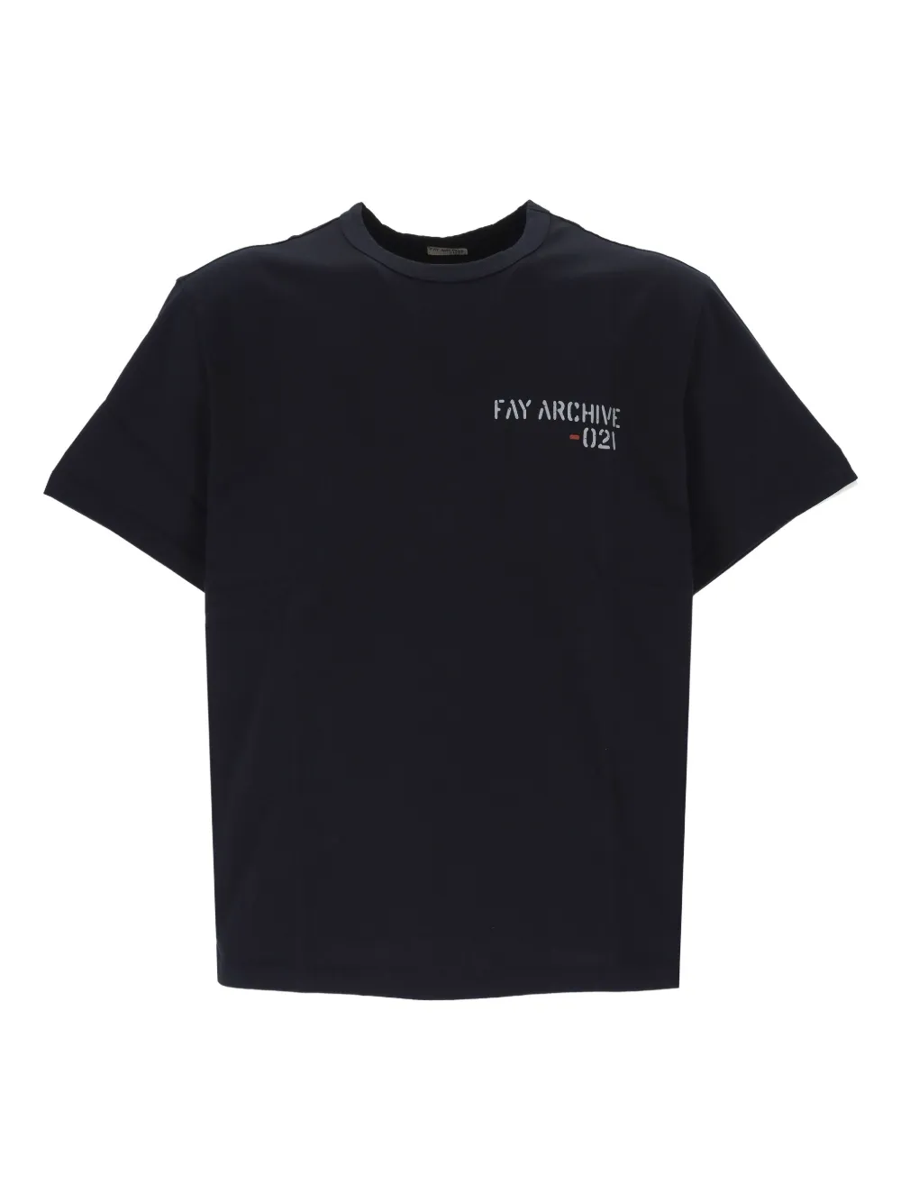 Fay logo-print T-Shirt | Black | Image 1