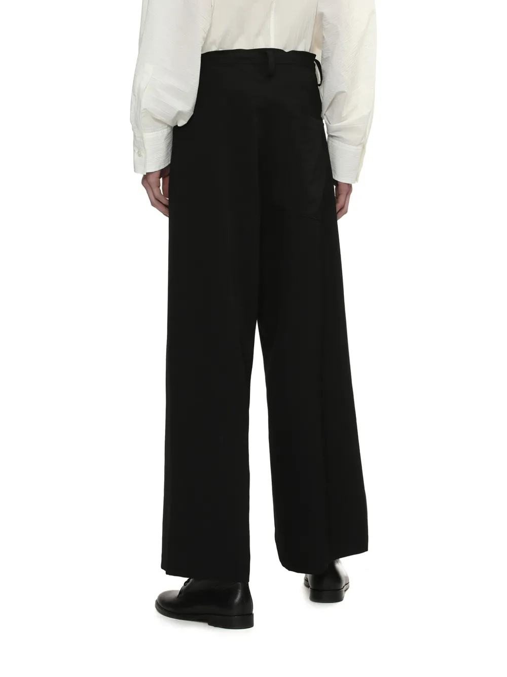 Y's Wollen broek Zwart
