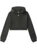 We11done graphic-print hoodie - Grey