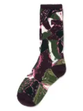 Y's printed socks - Green