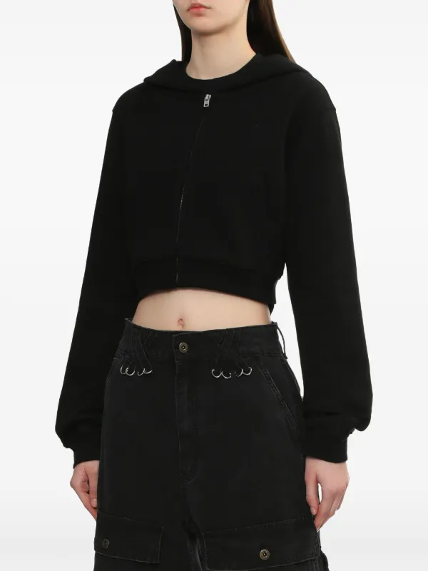 We11done ジップアップ パーカー | ブラック | FARFETCH JP