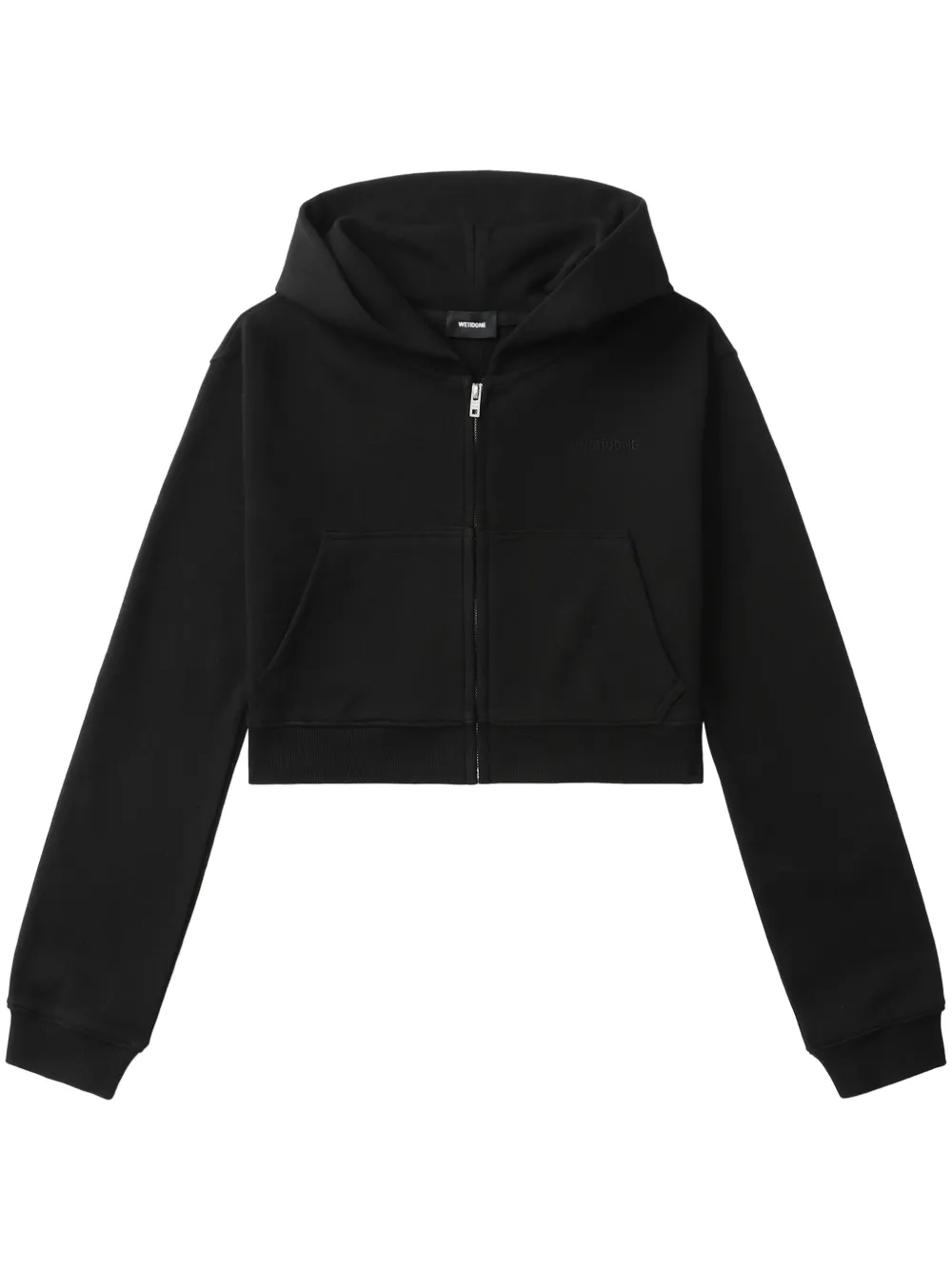 cotton zip-up hoodie