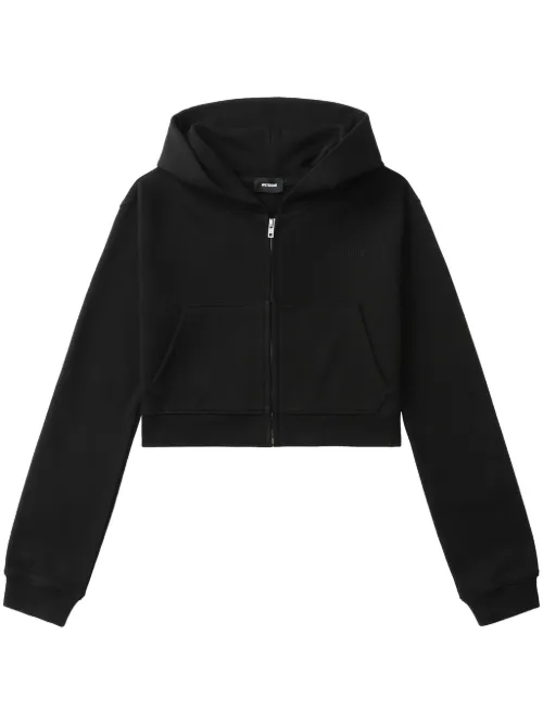 Hoodie en coton à fermeture zippée - We11done - Modalova