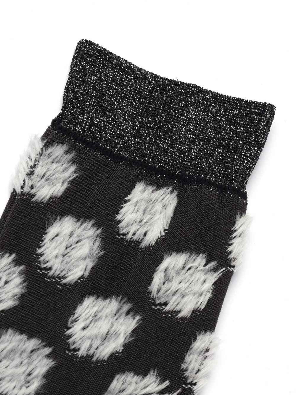 Y's Dot-print Socks In Grey