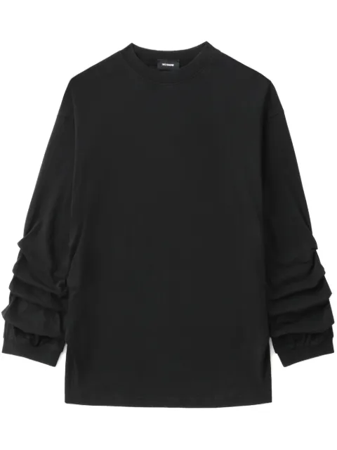 We11done sudadera con cuello redondo