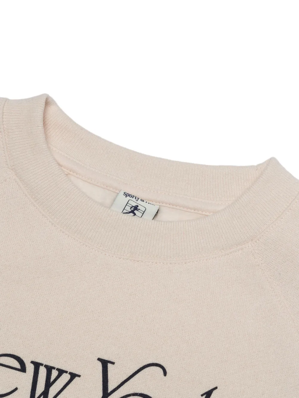 SPORTY & RICH KIDS NY 94 sweater Beige