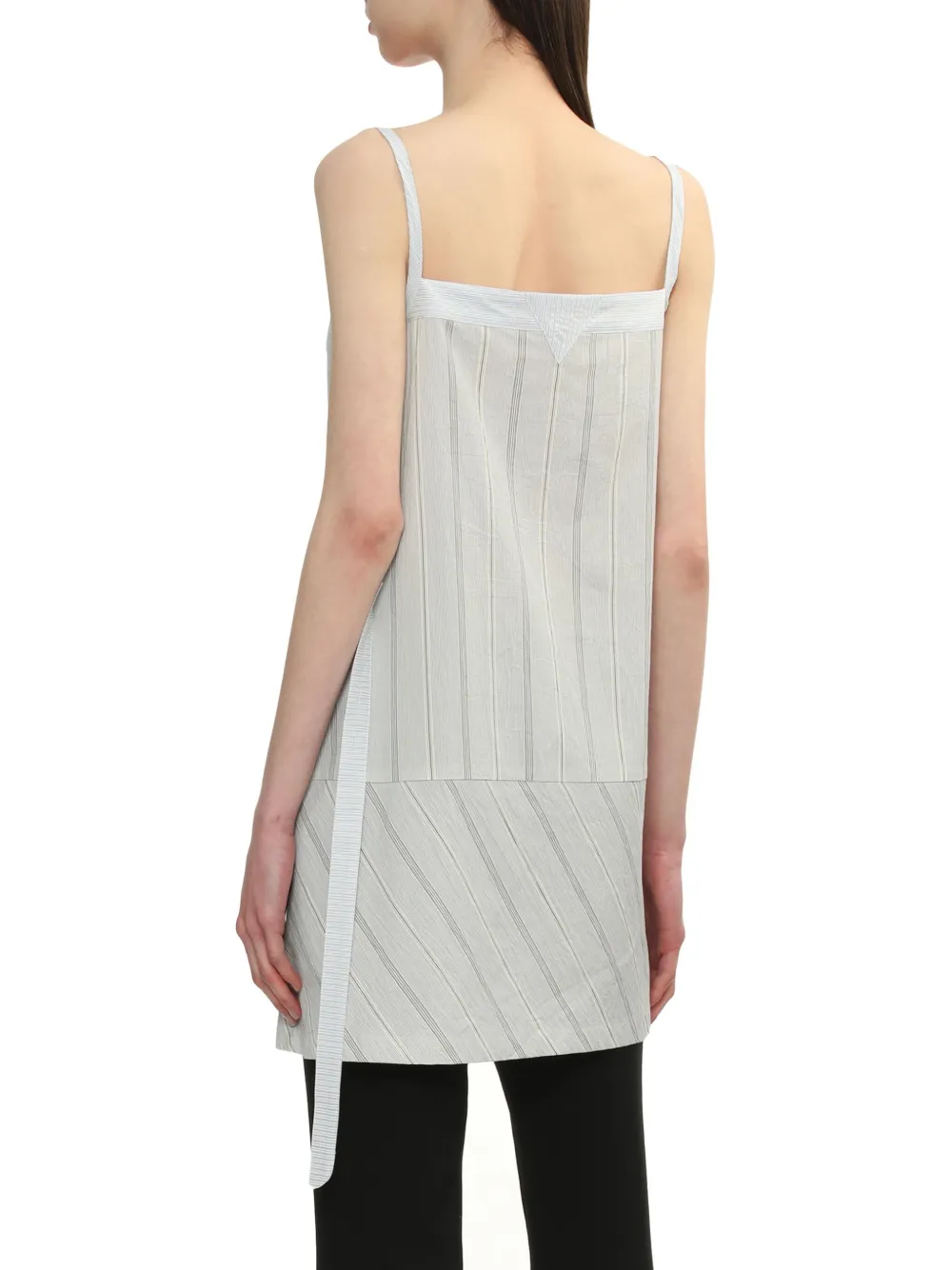 Low Classic Katoenen jurk Blauw