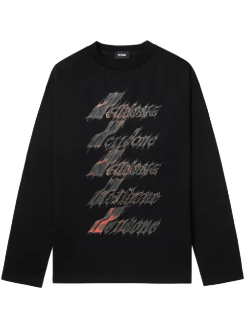 T-shirt à imprimé texte - We11done - Modalova