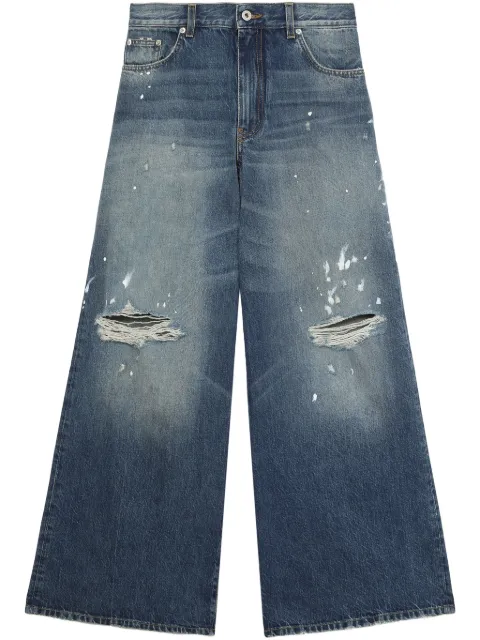 We11done jeans rasgados
