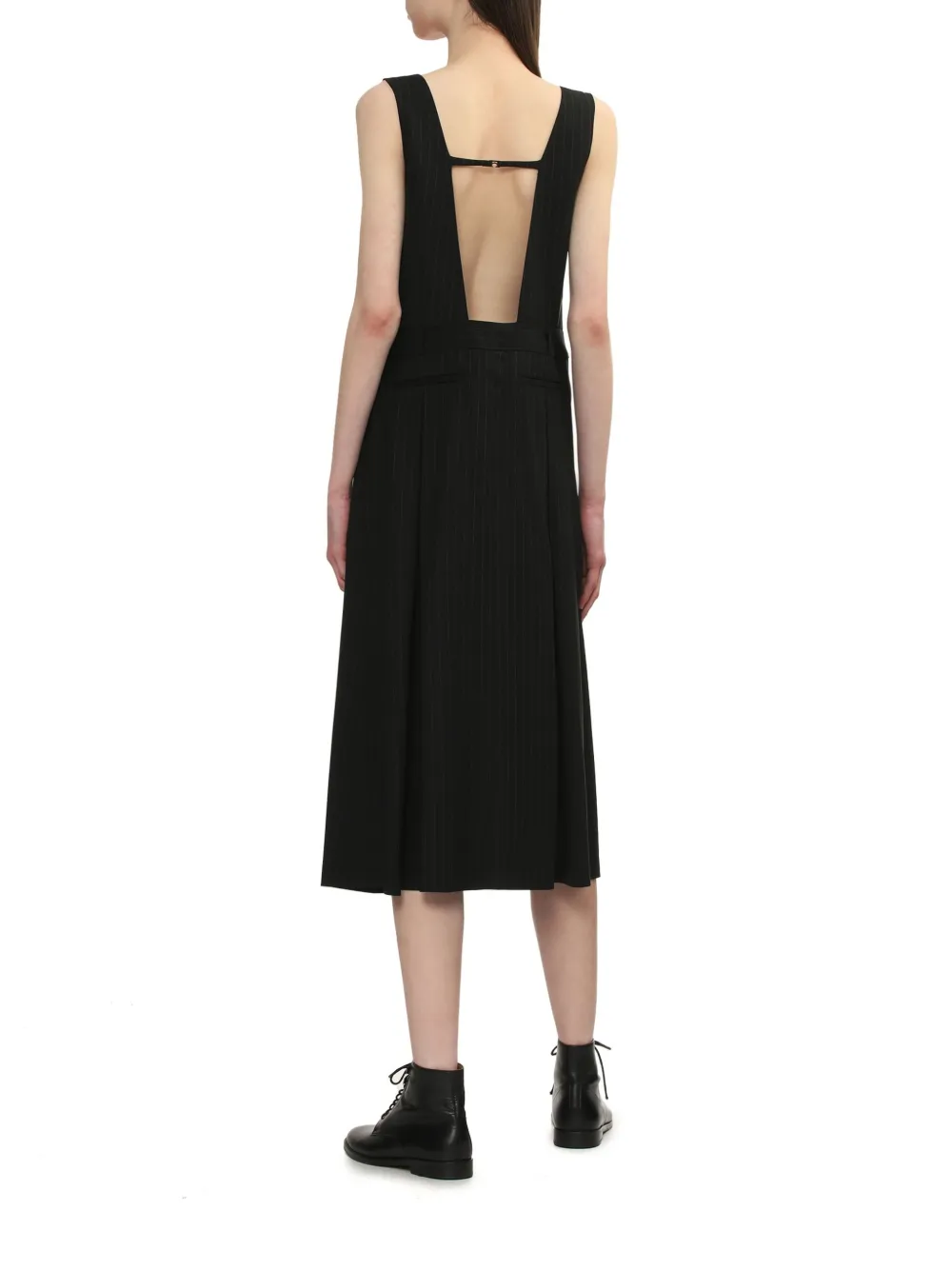 Low Classic Gestreepte jurk Zwart