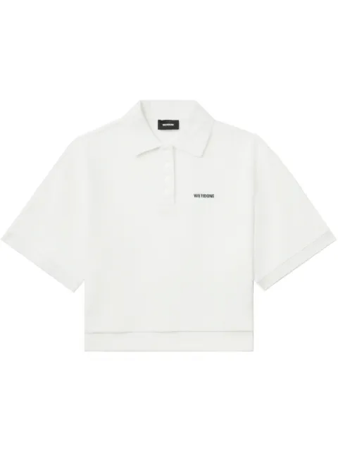 We11done logo polo shirt