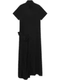 Y's button-down midi dress - Black