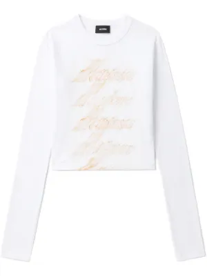We11Done ♥ Crop Chain T-Shirt /追跡付 We11done Clothing for Women - FARFETCH
