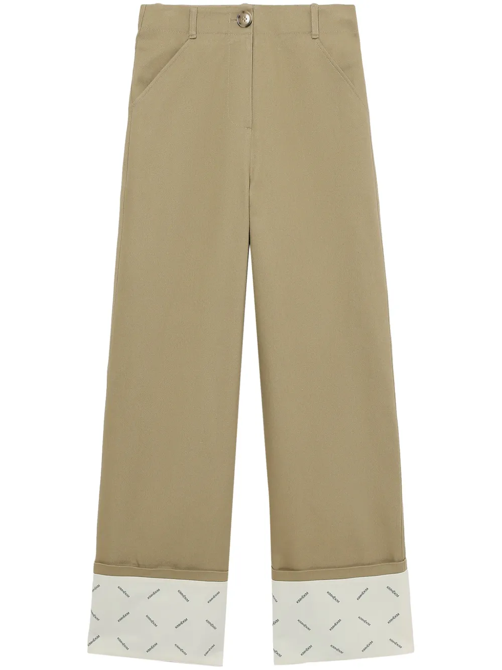 turn-up hem trousers