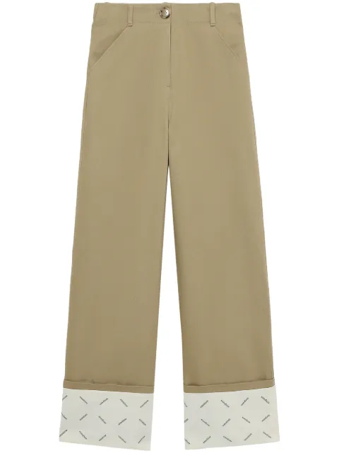 Kimhekim pants con dobladillo vuelto