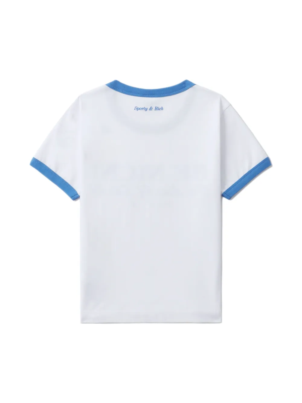 SPORTY & RICH KIDS Be Nice T-shirt Wit