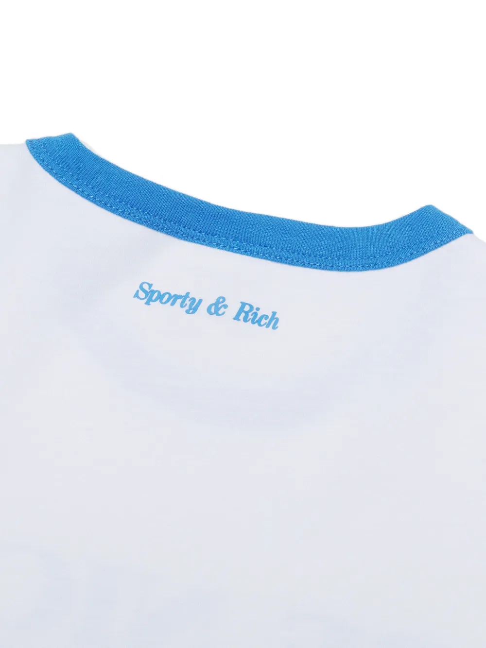 SPORTY & RICH KIDS Be Nice T-shirt Wit